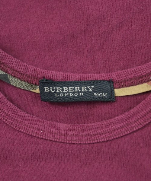 BURBERRY（バーバリー）Tシャツ・カットソー 赤 サイズ:90(24M) キッズ/2200693331186