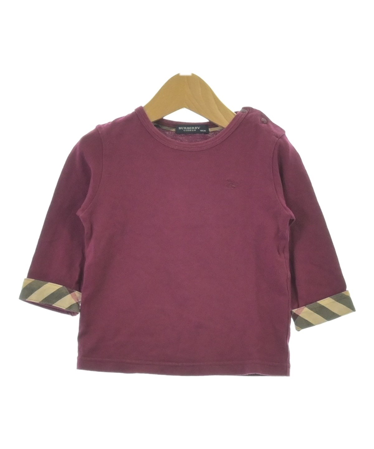 BURBERRY（バーバリー）Tシャツ・カットソー 赤 サイズ:90(24M) キッズ