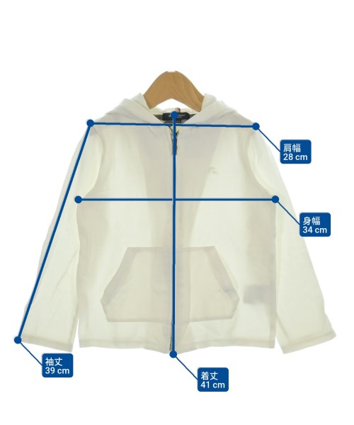 BURBERRY（バーバリー）パーカー 白 サイズ:120(7T-8T) キッズ/2200699432092
