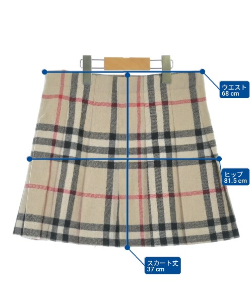 BURBERRY（バーバリー）スカート（その他） ベージュ サイズ:152(13T-14T) キッズ/2200703265012