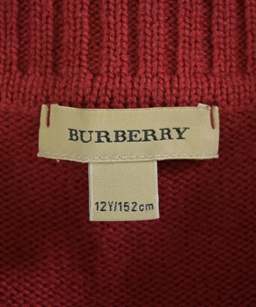 BURBERRY（バーバリー）ニット 赤 サイズ:152(13T-14T) キッズ/2200703265128