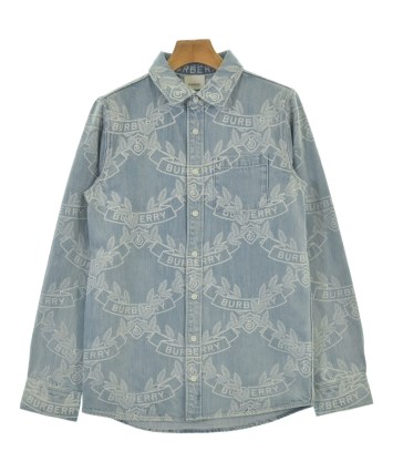 バーバリーロンドン150センチ BURBERRY（バーバリー）シャツ 青 サイズ:164(15T-16T) キッズ