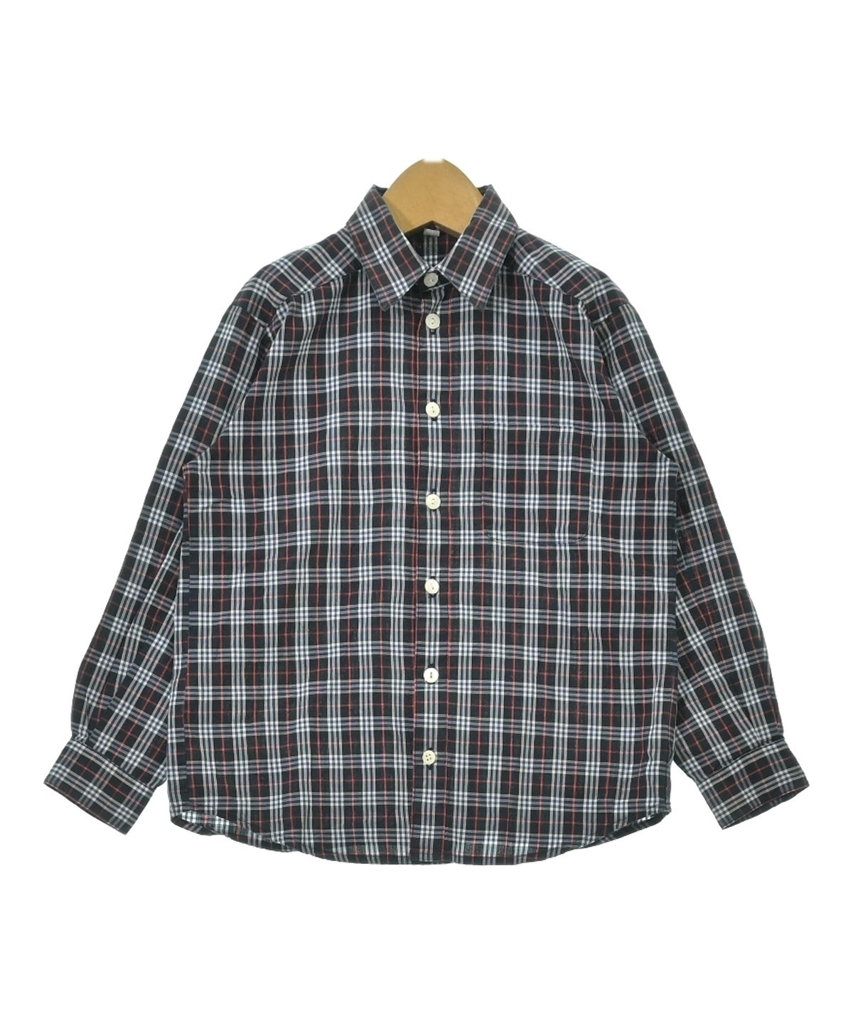 BURBERRY（バーバリー）シャツ 紺 サイズ:120(7T-8T) キッズ