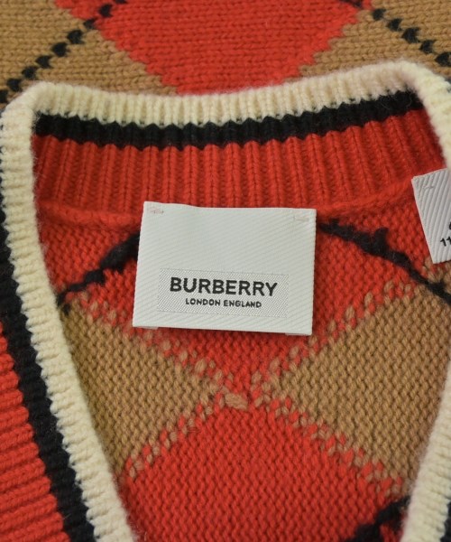 BURBERRY（バーバリー）ニット 赤 サイズ:116(7T-8T) キッズ/2200666480026