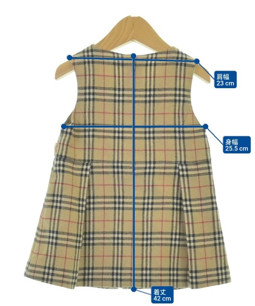 BURBERRY（バーバリー）ワンピース（その他） ベージュ サイズ:80(12M) キッズ/2200690477238