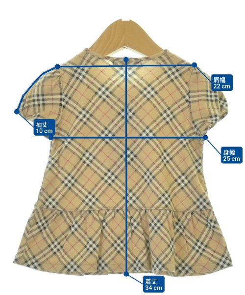 BURBERRY（バーバリー）Tシャツ・カットソー ベージュ サイズ:80(12M) キッズ/2200690477245