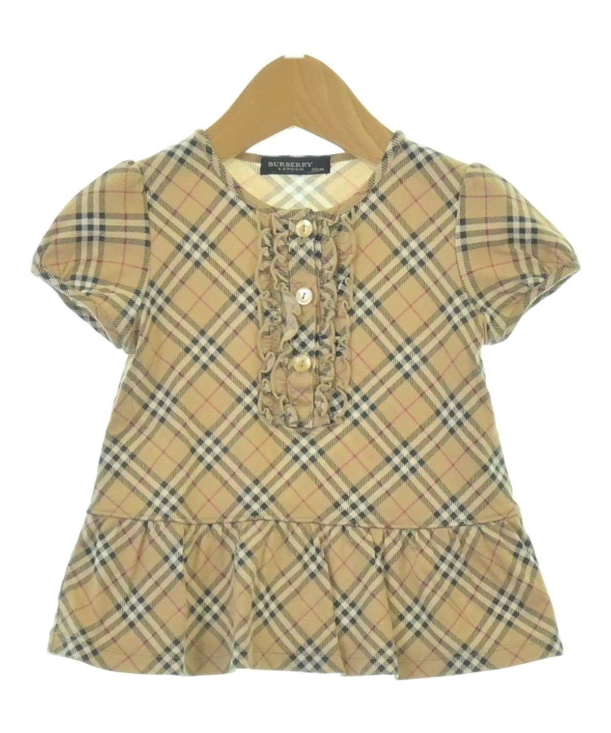 BURBERRY（バーバリー）Tシャツ・カットソー ベージュ サイズ:80(12M