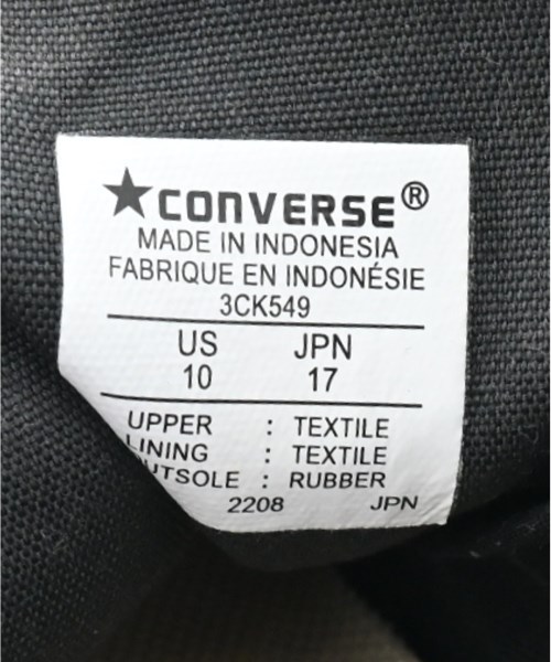 CONVERSE（コンバース）その他 黒 サイズ:17cm キッズ/2200600498087