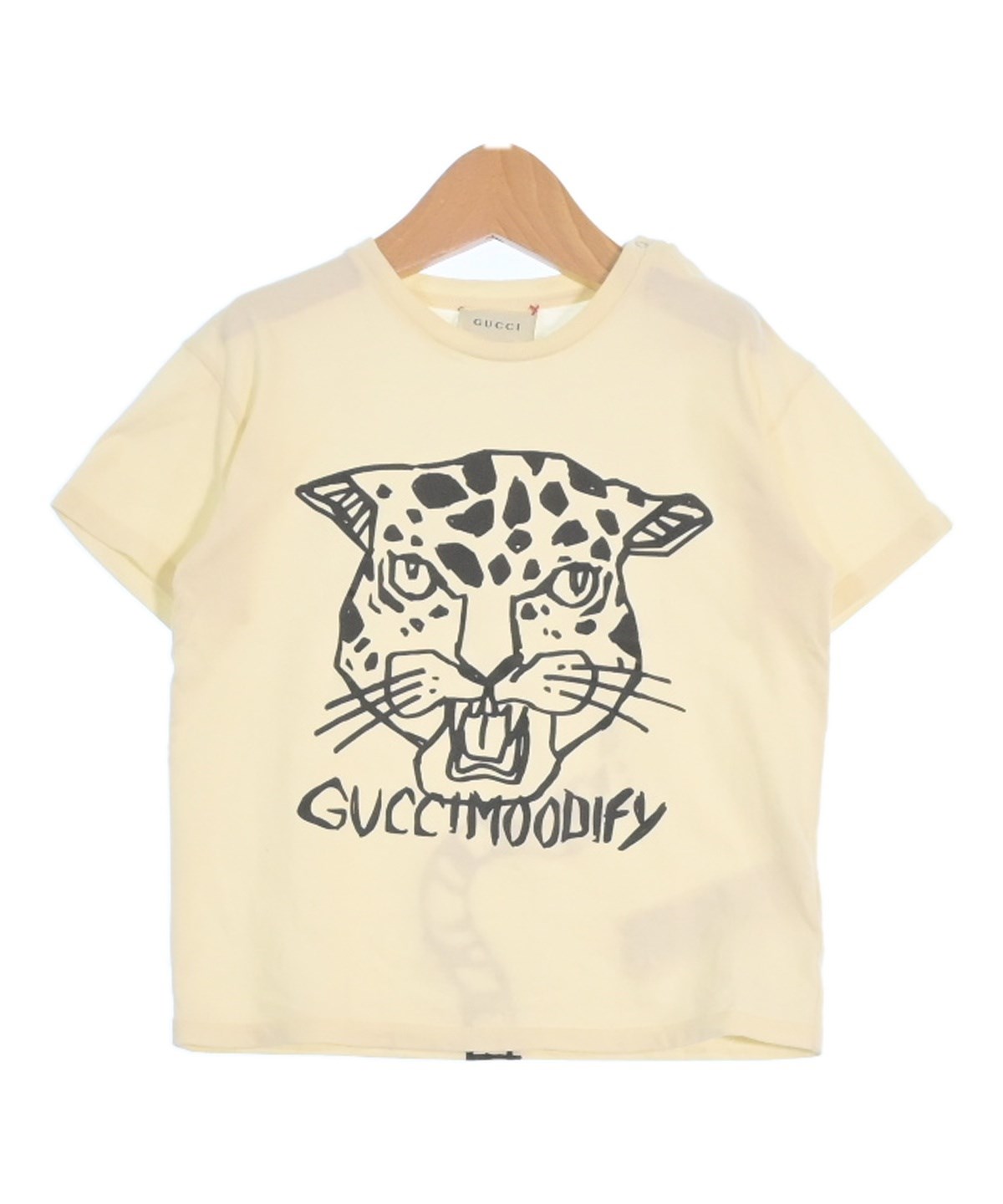 GUCCI グッチ Tシャツ・カットソー 白 S 4103624E0142 Printed cotton jersey T-shirt in white | GUCCI® US