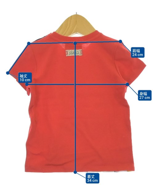GUCCI（グッチ）Tシャツ・カットソー 赤 サイズ:80(12M) キッズ/2200594196082