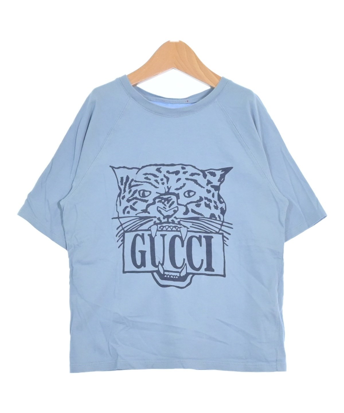 【GUCCI】グッチ Tシャツ ミケーレ バイカラー スタッズ ウエスタン調 GUCCI（グッチ）Tシャツ・カットソー 青 サイズ:120(7T-8T