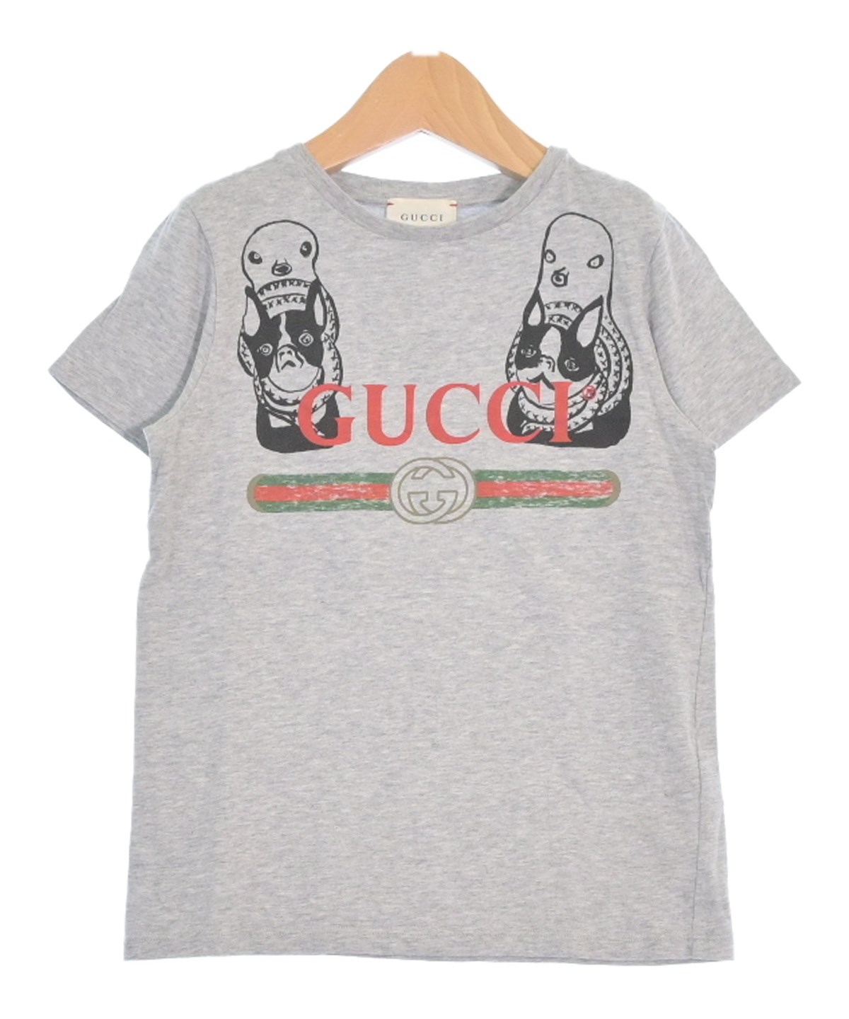 【GUCCI】グッチ Tシャツ ミケーレ バイカラー スタッズ ウエスタン調 GUCCI グッチ 100周年 MUSIC IS MINE ロゴ Tシャツ 660744