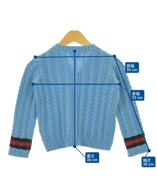 GUCCI（グッチ）ニット 青 サイズ:80(12M) キッズ/2200656514069