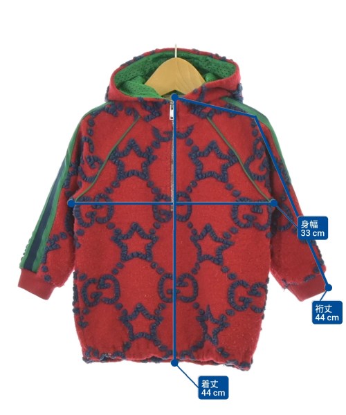 GUCCI（グッチ）パーカー 赤 サイズ:80(12M) キッズ/2200645775020