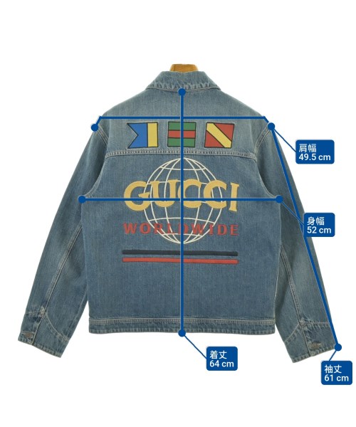 GUCCI（グッチ）その他 青 サイズ:12(140cm位) キッズ/2200689507212