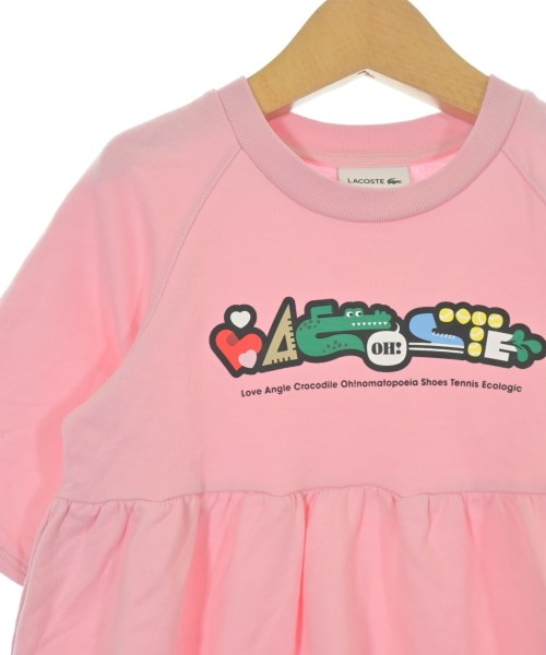 LACOSTE（ラコステ）ワンピース（その他） ピンク サイズ:116(7T-8T) キッズ/2200615395098