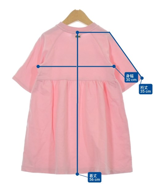 LACOSTE（ラコステ）ワンピース（その他） ピンク サイズ:116(7T-8T) キッズ/2200615395098