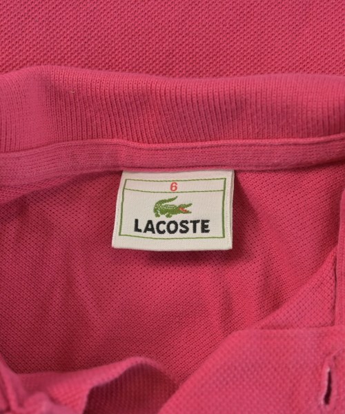 LACOSTE（ラコステ）Tシャツ・カットソー ピンク サイズ:110(5T-6T) キッズ/2200616045046