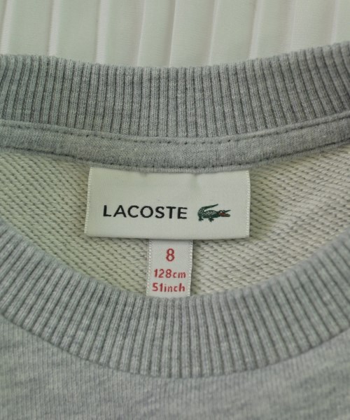 LACOSTE（ラコステ）スウェット グレー サイズ:128(9T-10T) キッズ/2200655630388