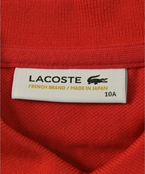 LACOSTE（ラコステ）Tシャツ・カットソー 赤 サイズ:130(9T-10T) キッズ/2200640366193