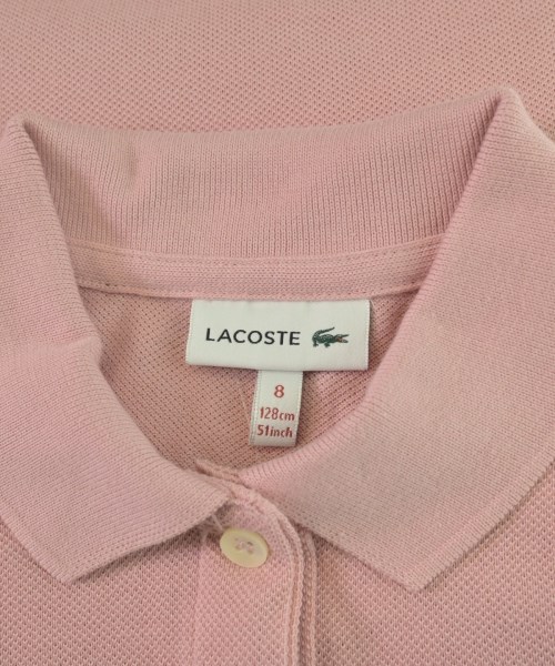 LACOSTE（ラコステ）ワンピース（その他） ピンク サイズ:128(9T-10T) キッズ/2200709075073