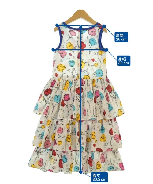 MARNI（マルニ）ワンピース（その他） 白 サイズ:110(5T-6T) キッズ/2200640715441