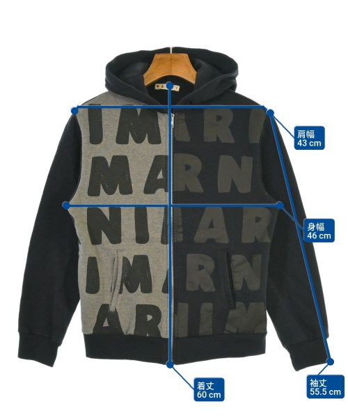MARNI（マルニ）パーカー 紺 サイズ:130(9T-10T) キッズ/2200655980025