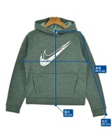 NIKE（ナイキ）パーカー 緑 サイズ:145(13T-14T) キッズ/2200640308209