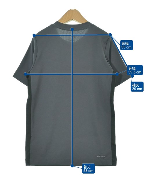 NIKE（ナイキ）Tシャツ・カットソー グレー サイズ:M(130cm位) キッズ/2200682641074