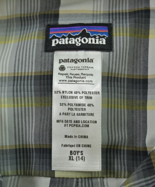 Patagonia（パタゴニア）シャツ グレー サイズ:XL(140cm位) キッズ/2200670600083