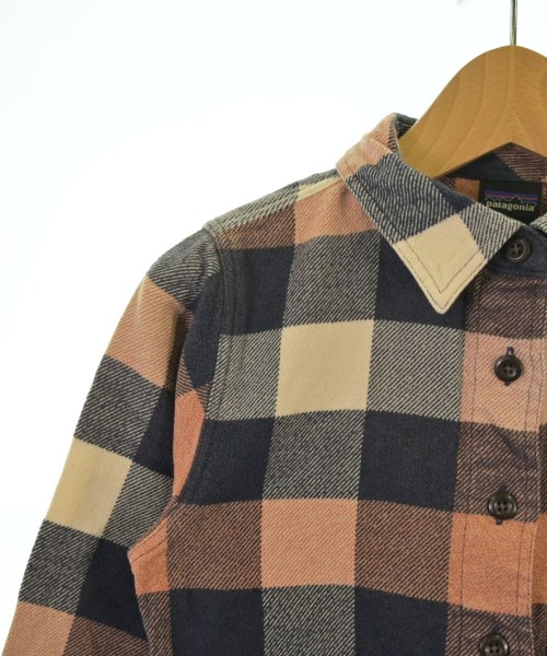 Patagonia（パタゴニア）シャツ 紺 サイズ:S(100cm位) キッズ/2200640366292