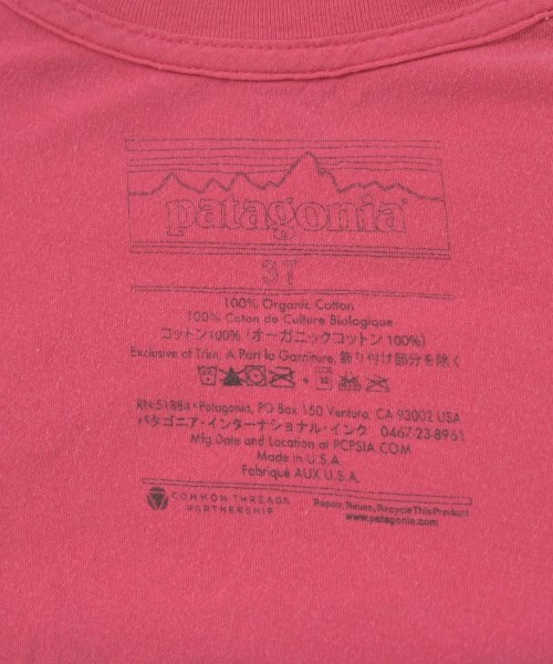 Patagonia（パタゴニア）Tシャツ・カットソー ピンク サイズ:100(3T-4T) キッズ/2200671604035