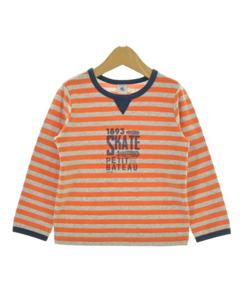 PETIT BATEAU(プチバトー)Tシャツ・カットソー オレンジ サイズ:110(5T-6T)/2200636177055
