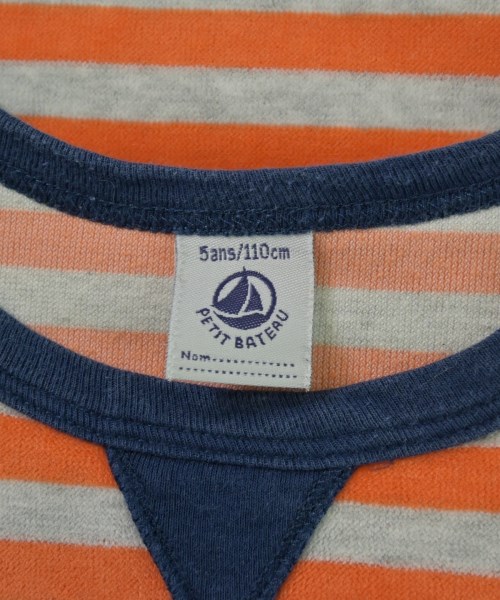PETIT BATEAU（プチバトー）Tシャツ・カットソー オレンジ サイズ:110(5T-6T) キッズ/2200636177055