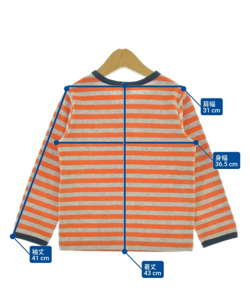 PETIT BATEAU（プチバトー）Tシャツ・カットソー オレンジ サイズ:110(5T-6T) キッズ/2200636177055
