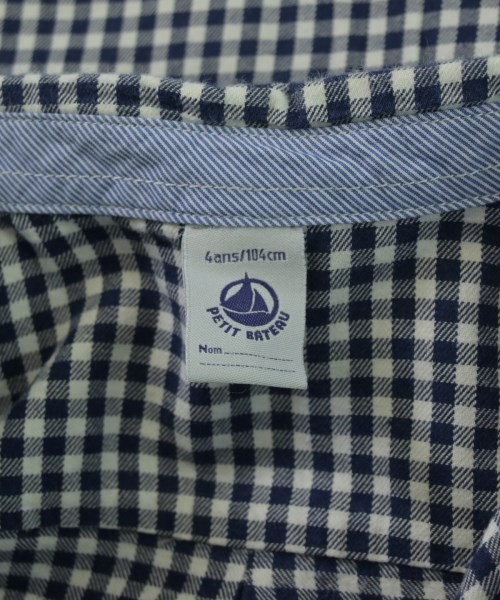 PETIT BATEAU（プチバトー）シャツ 紺 サイズ:104(3T-4T) キッズ/2200636177079