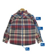 PETIT BATEAU（プチバトー）シャツ 赤 サイズ:104(3T-4T) キッズ/2200636177086