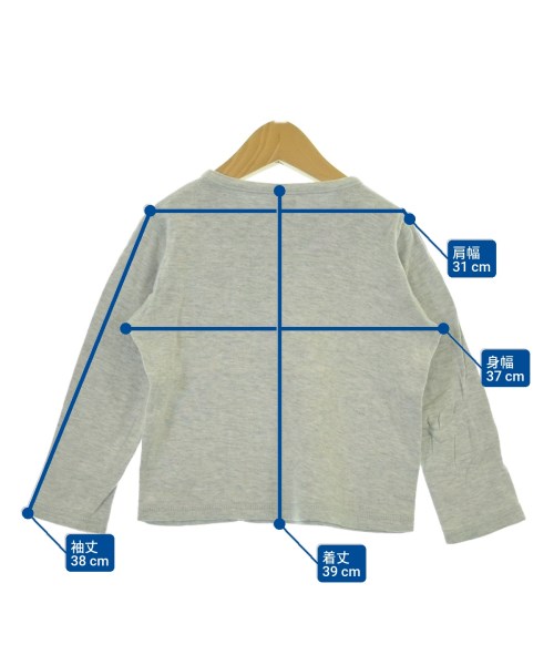 PETIT BATEAU（プチバトー）Tシャツ・カットソー グレー サイズ:110(5T-6T) キッズ/2200636177093