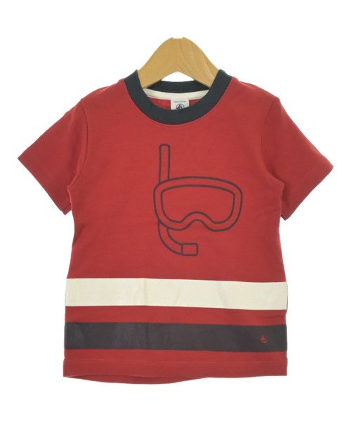 PETIT BATEAU(プチバトー)Tシャツ・カットソー 赤 サイズ:110(5T-6T)/2200636177109