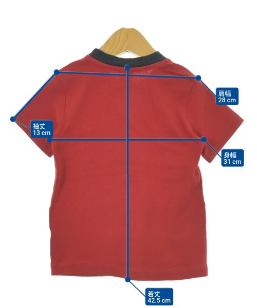 PETIT BATEAU（プチバトー）Tシャツ・カットソー 赤 サイズ:110(5T-6T) キッズ/2200636177109