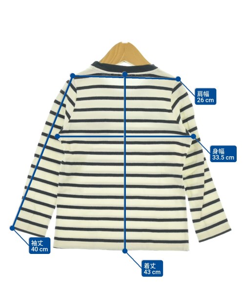 PETIT BATEAU（プチバトー）Tシャツ・カットソー 白 サイズ:110(5T-6T) キッズ/2200636177123