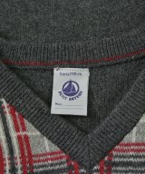 PETIT BATEAU（プチバトー）ニット グレー サイズ:110(5T-6T) キッズ/2200636177161