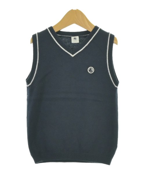PETIT BATEAU(プチバトー)ニット 紺 サイズ:120(7T-8T)/2200636177185