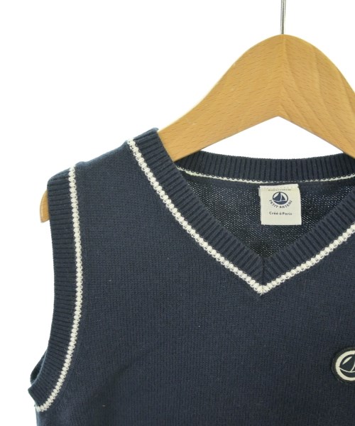 PETIT BATEAU（プチバトー）ニット 紺 サイズ:120(7T-8T) キッズ/2200636177185