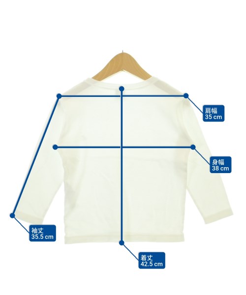 PETIT BATEAU（プチバトー）Tシャツ・カットソー 白 サイズ:110(5T-6T) キッズ/2200636177215