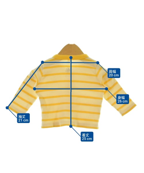 PETIT BATEAU（プチバトー）ワンピース（その他） 黄 サイズ:67/67(6M) キッズ/2200621196375