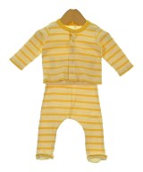 PETIT BATEAU（プチバトー）ワンピース（その他） 黄 サイズ:67/67(6M) キッズ/2200621196375