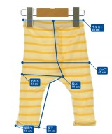 PETIT BATEAU（プチバトー）ワンピース（その他） 黄 サイズ:67/67(6M) キッズ/2200621196375