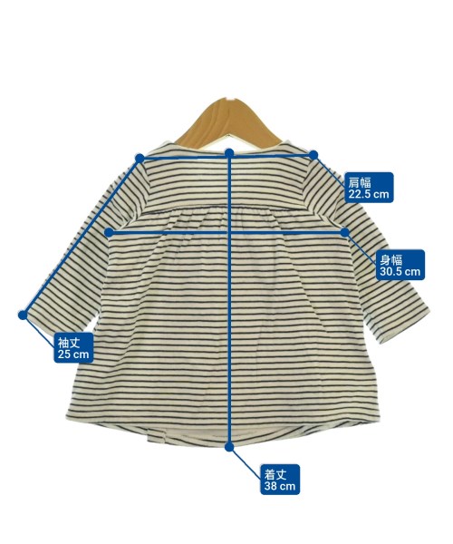 PETIT BATEAU（プチバトー）Tシャツ・カットソー 白 サイズ:74(6M) キッズ/2200623516447