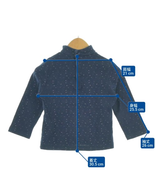 PETIT BATEAU（プチバトー）Tシャツ・カットソー 紺 サイズ:81(12M) キッズ/2200615082080